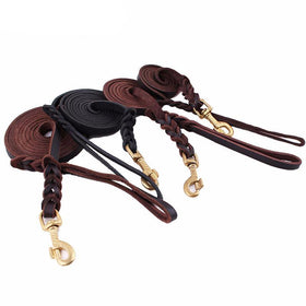 Genuine Leather Pet Leash