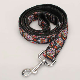 Cool Skull Pattern Dog Leash